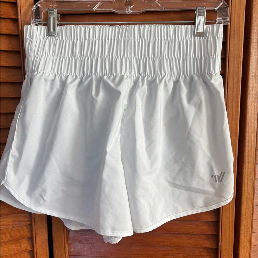 White Varsity Women's Shorts